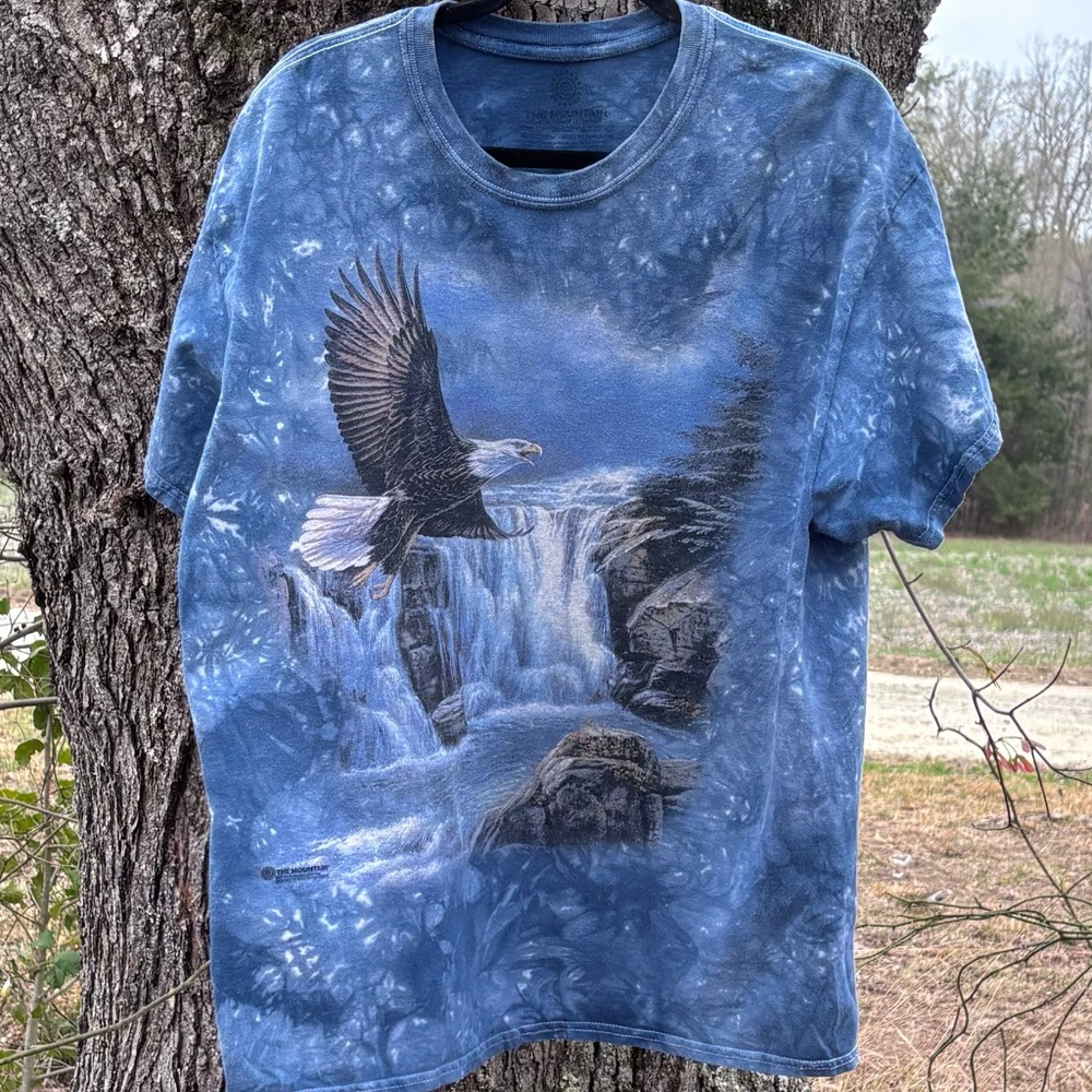 Vintage Y2K The Mountain Majestic Flight Tie Dye Tshirt!